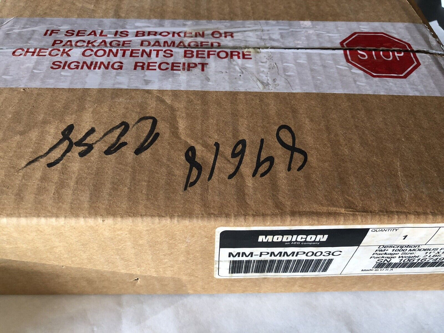 New Schneider Pm+ 1000 Modbus,Pmate 1000 Mb,42-16000,87-02007-00, Mm-Pmmp003c,Ce