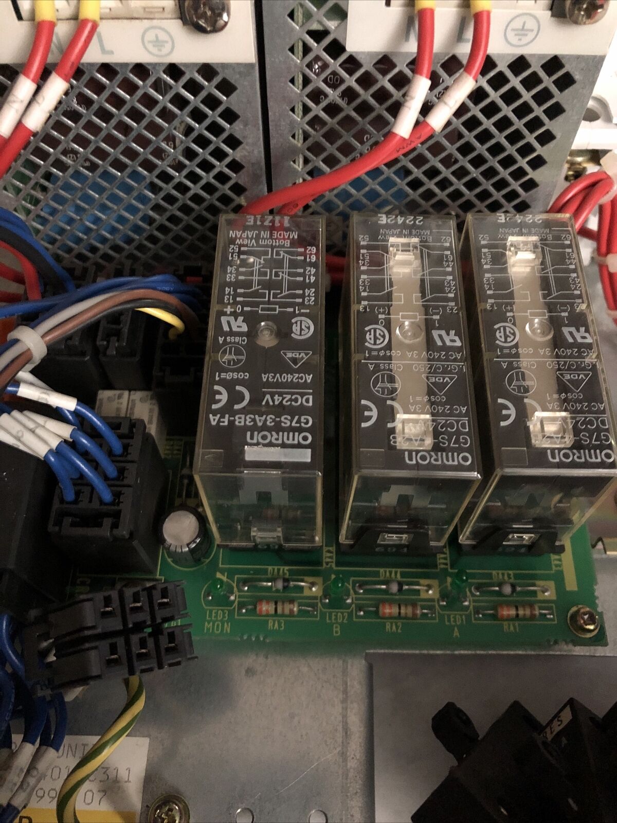 Fanuc A05b-2401-C311,A20b-1007-0540/01A,Sdn 4-24-100 I/O Psu Unit,Ee