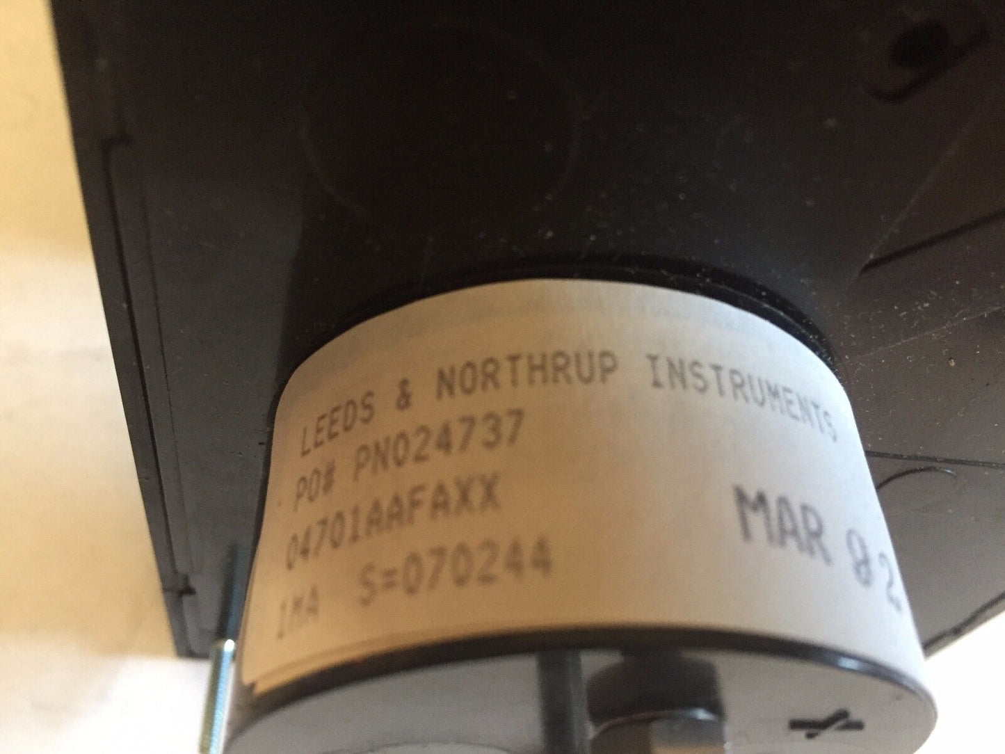Leeds & Northrup 04701Aafaxx Meter Panel Mount Dissolved Oxygen, Pn024737,Cw