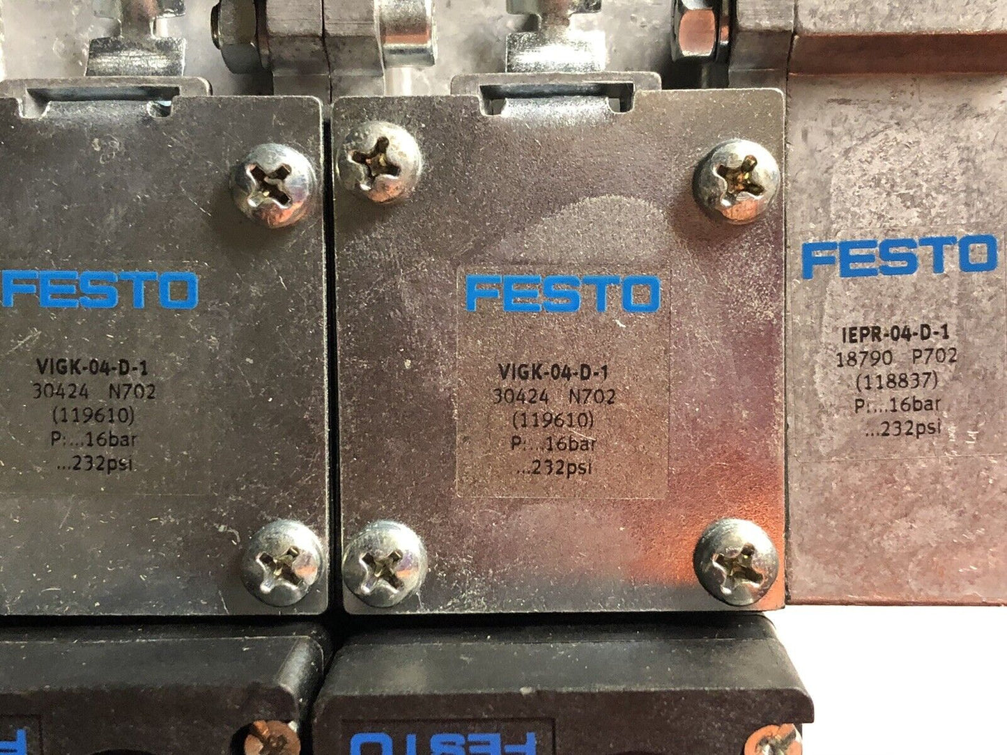Festo Solenoid Valve Vimp-04-D-1,Muhx2-Zp-D-1-24G,Iepr-04-D-1 Vl-5/3E-D,Ev