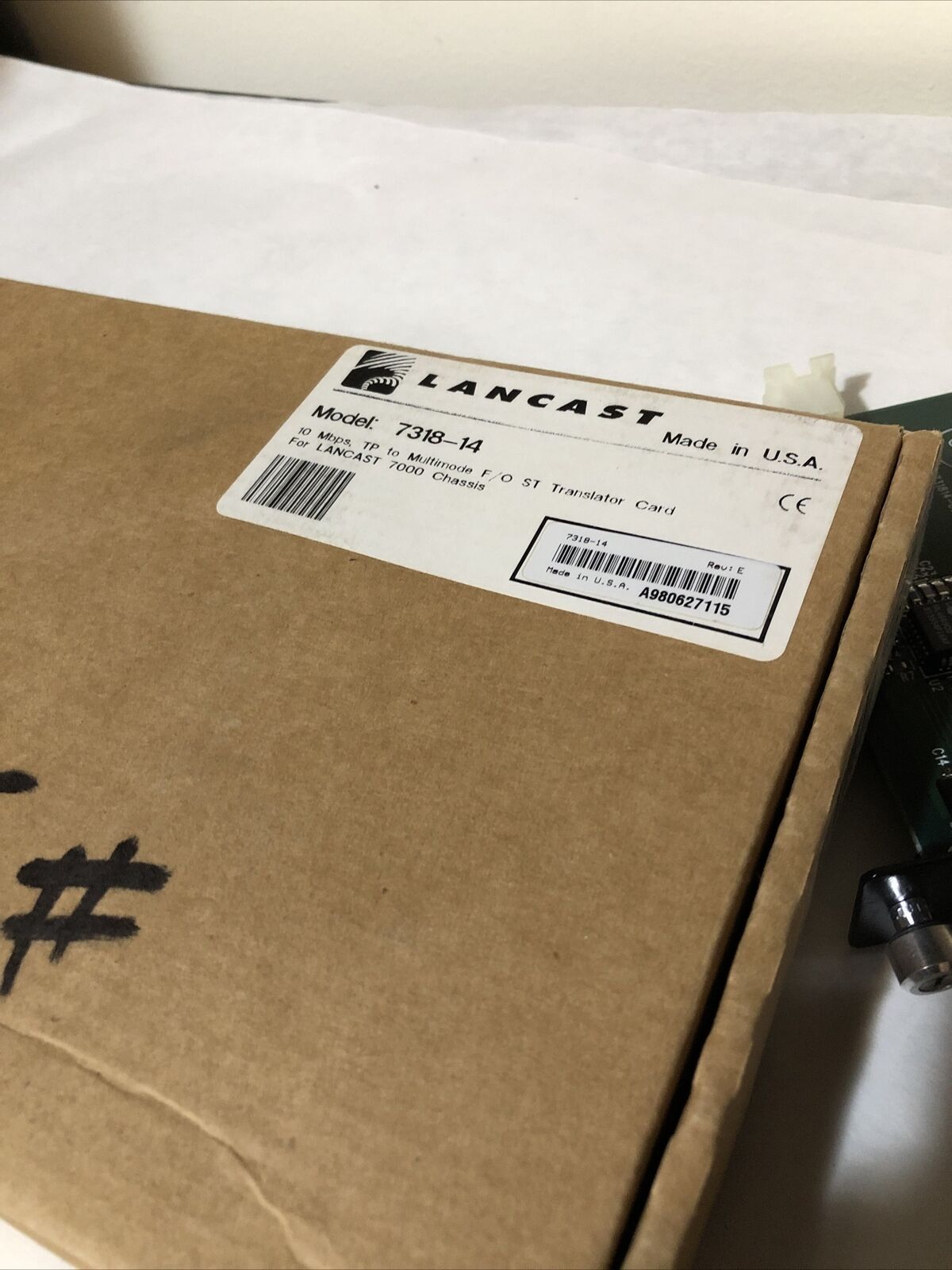 New Lancast 6700-731814-001 T,10 Base 10Mbps Tp To Multimode Sc 7318-14,Bp