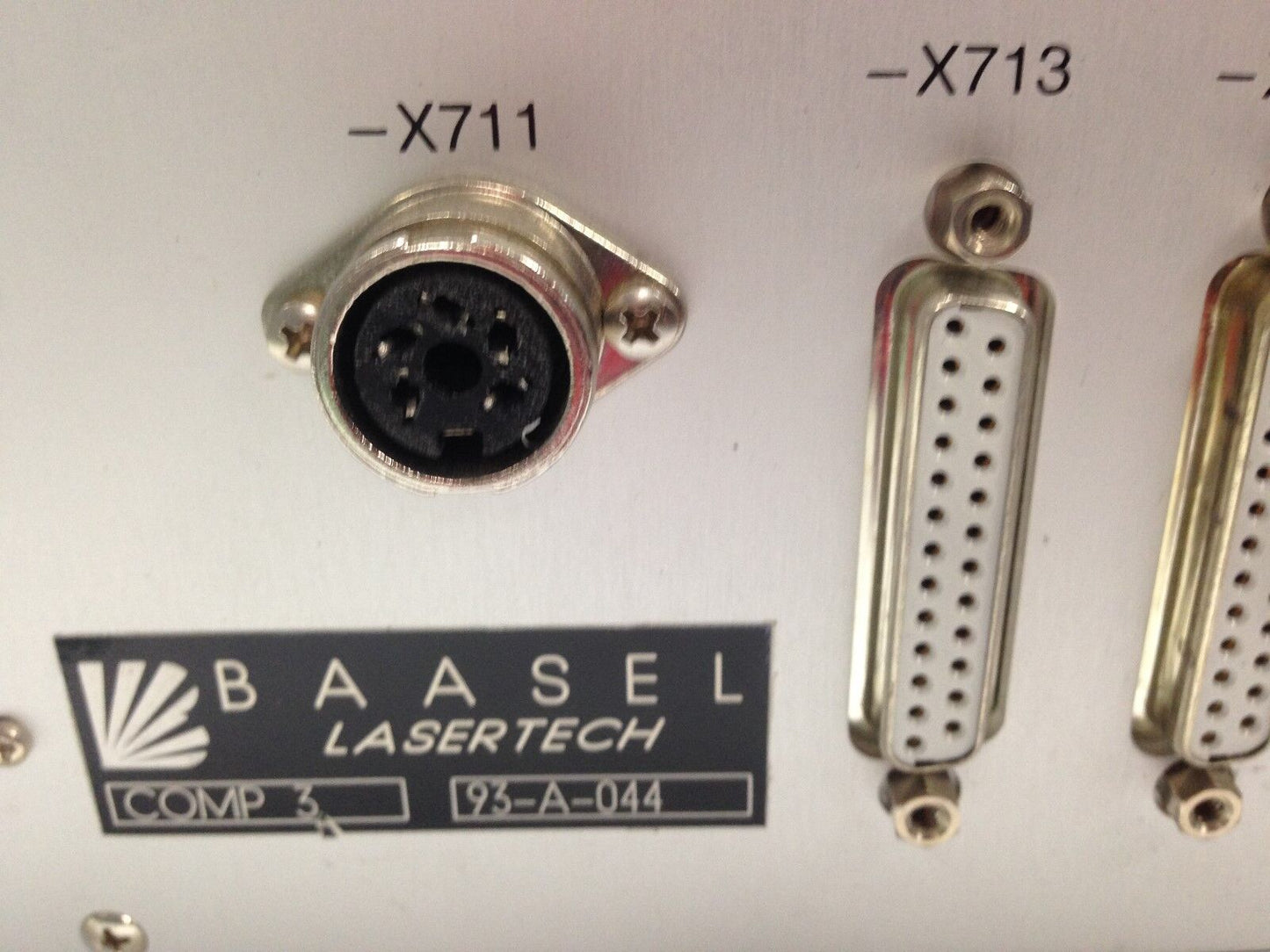 Baasel Lasertech Cpu-37X,Comp 3 93-A-044 Laser Controller System Processor,Di