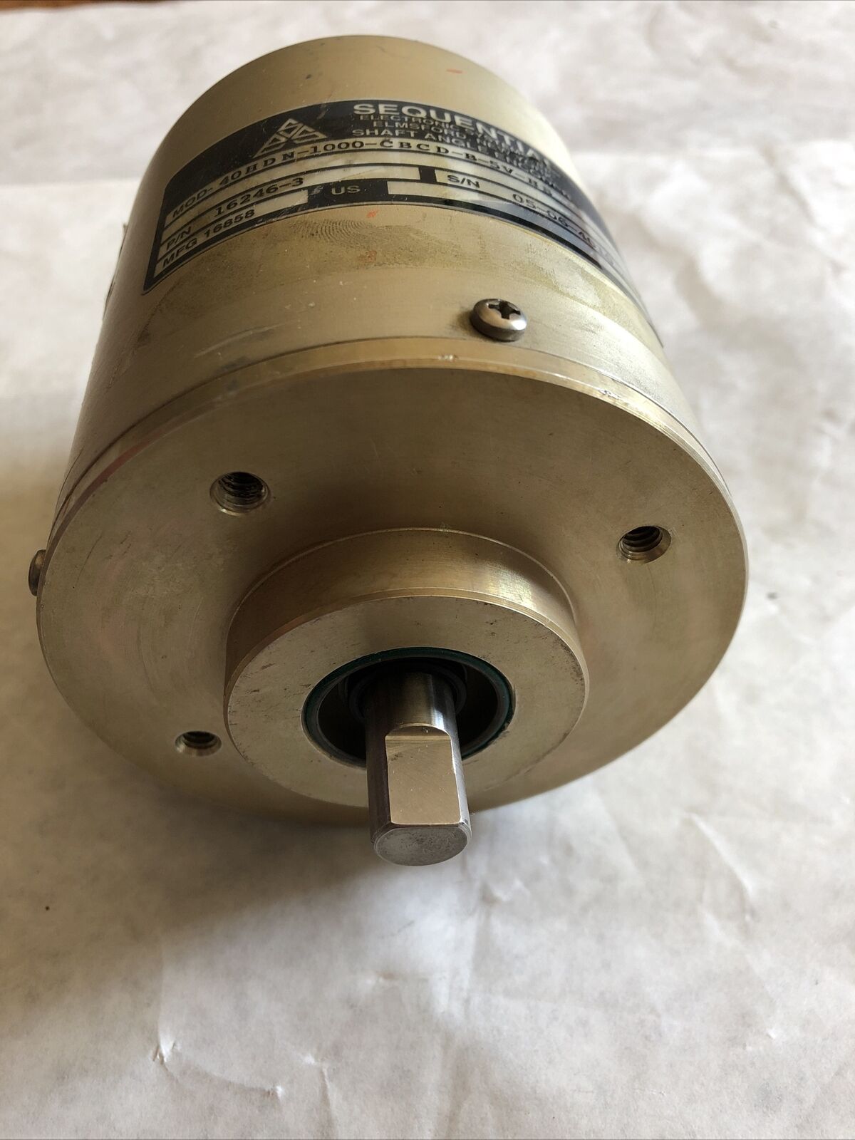 Sequential Mod 40Hdn-1000-Cbcd-B-5V-Hb,16246-3 Shaft Angle Encoder,1/2",16858,Eq