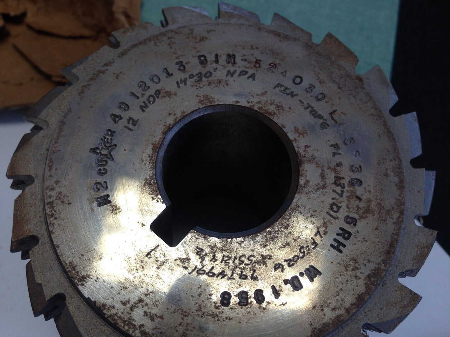 Star 4912013 Gear Hob, Fin Topg, N2 Bin-524030 La 5 36 5Rh W.D. 1958 12 Ndp,Ff