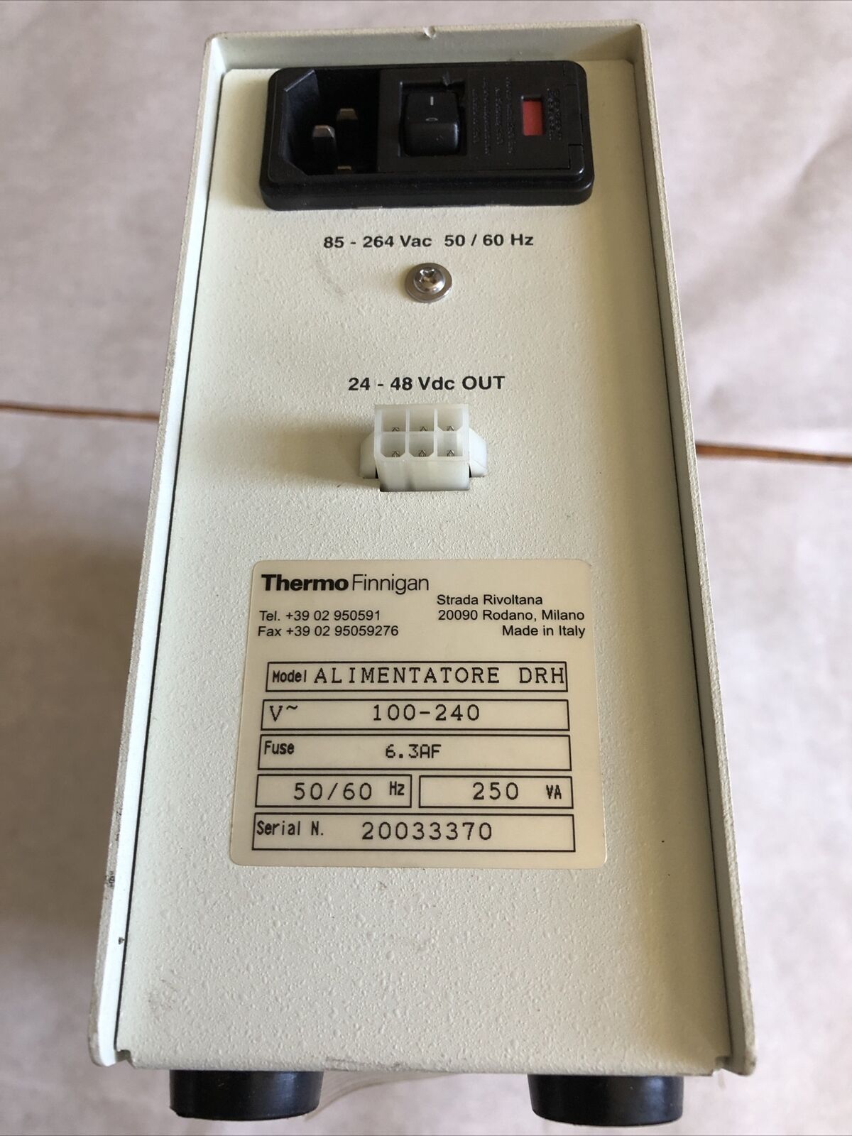 Thermo Alimentatore Ufm,Thermo Finnigan Alimentatore Drh Power Supply,Bb,Bh