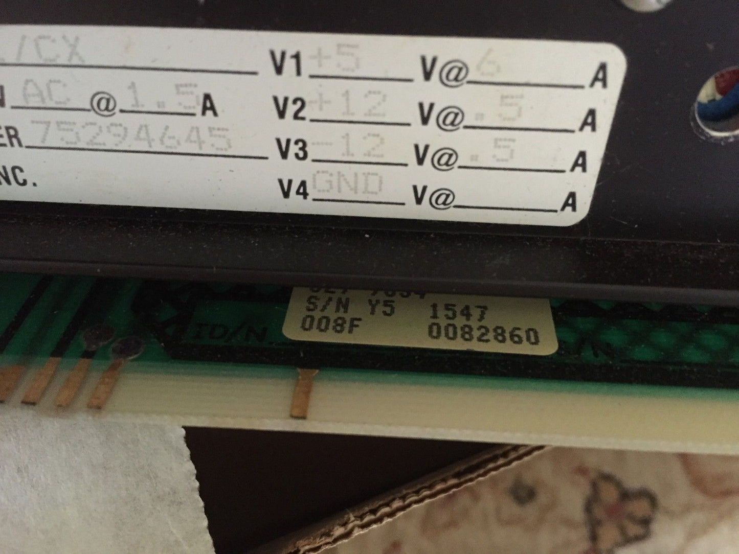 Honeywell 627-7034 Power Supply Module,Vt75-399-11/Cx,Vst75-3499-09,Ba