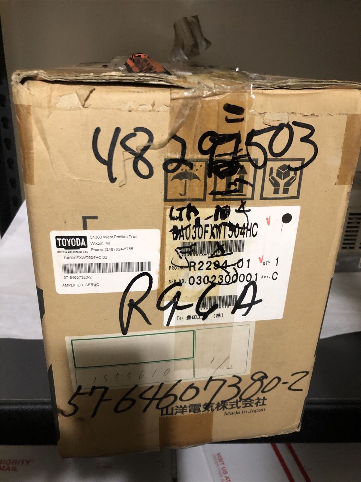 New Sanyo Denki Sanyo Denki Ba030fxwt504hc Bl-Super Servo Drive Glass Broken,Fd