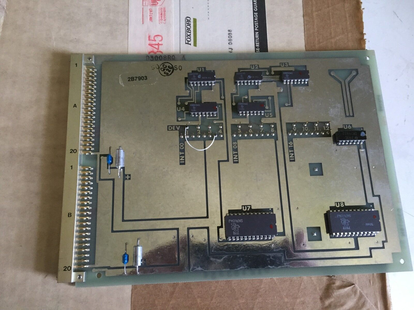 Foxboro D3008rq A,D3008rq,F7829e,D3001bn Pcb Board ,Ba