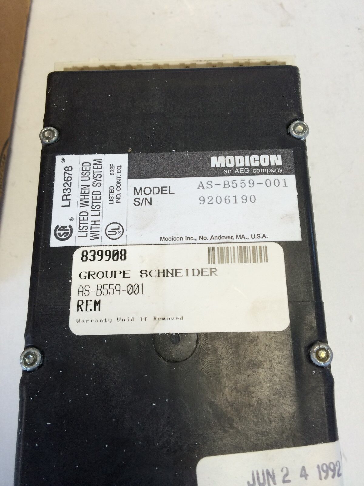 New Modicon As-B559-001,10-48 Dc Output Module As-B559-001 Aeg B559,9-56Dc,Fc