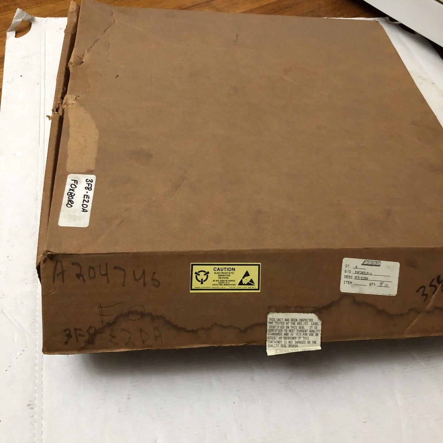 Foxboro 3F8-E2da,F8922ag,A2047us,2B9037 Assembly Octal Hi Level Digital Input,Cr
