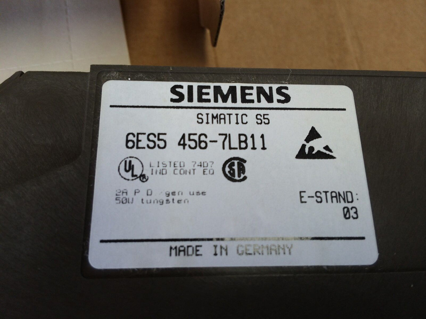 Siemens 6Es5-456-7Lb11 Module Dig Out S5 456 8O 115/230Vac 2A,Bf