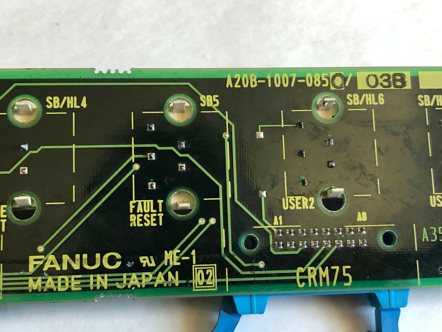 Fanuc A20b-1007-0850/03B Robotic/Plc Switch Led Control Board,A20b-1007-0850,Fj