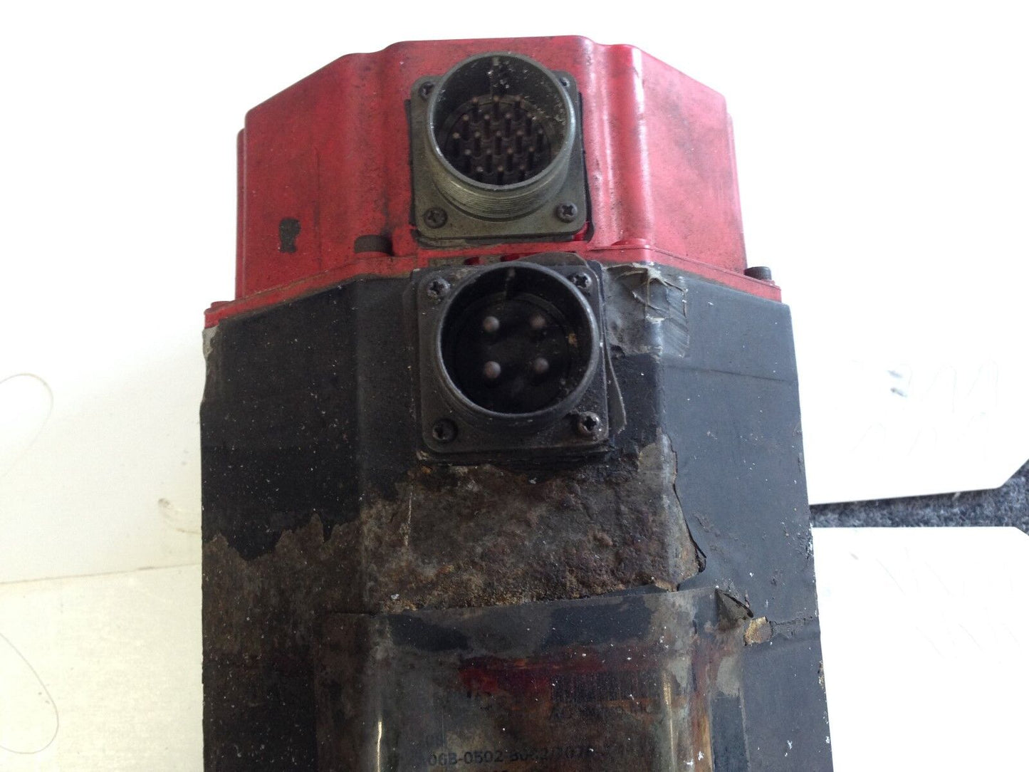 Ge Fanuc A06b-0502-B062/7076 Ac Servo Motor,3Ph,146V,Rpm 2000,20A,Te