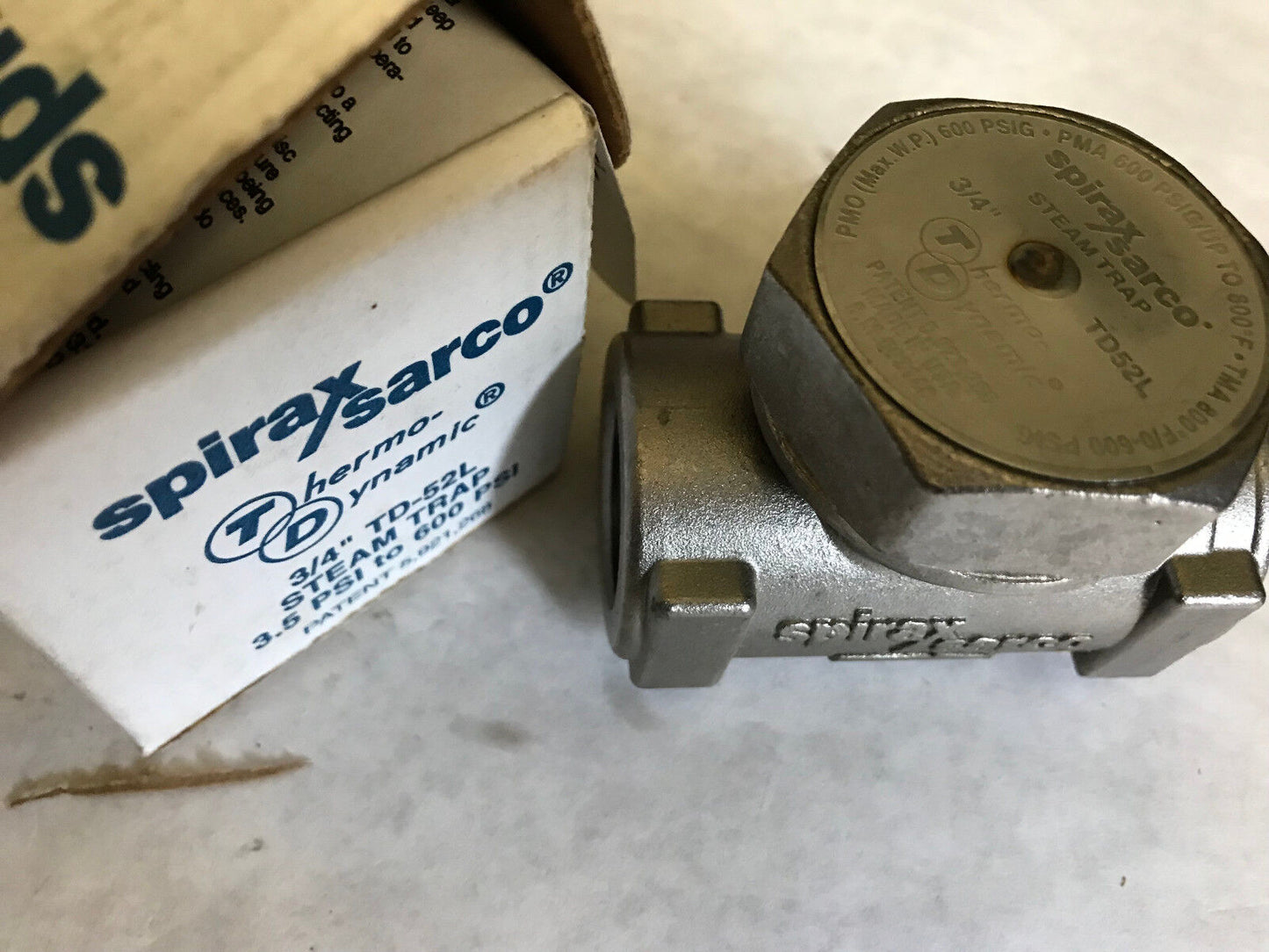 3/4" Spirax Sarco Td52l,B.M 59314C Thermo-Dynamic Steam Trap Live Steam,Eo,Tg,Bu