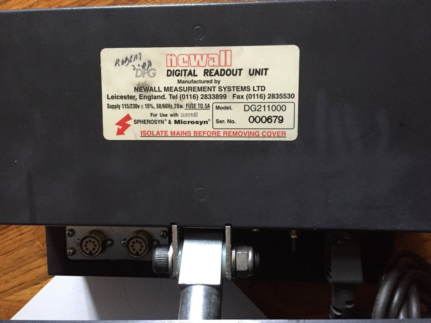 Newell Dg211000 Dpg Digital Readout Unit . Dro,Bh