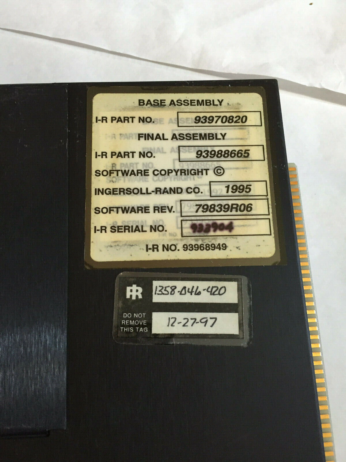 Ingersoll-Rand 93988665 Micro Tas Plus Servo Module 93970820,7983R06,Sg