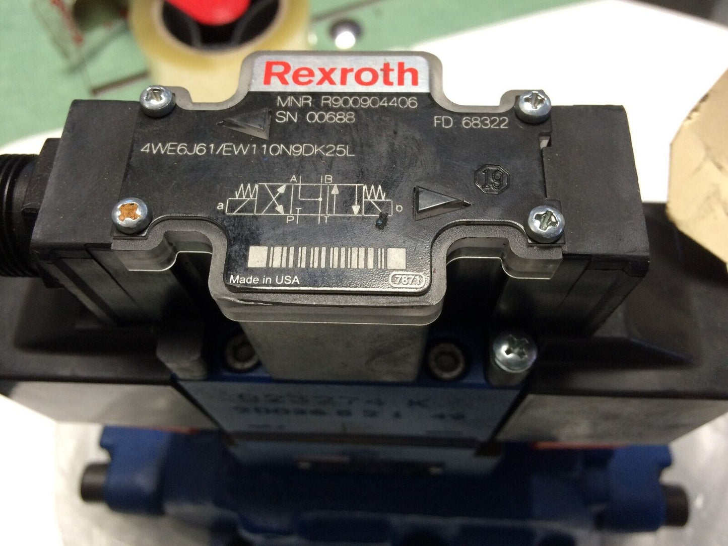 Rexroth R900904406 Hydraulic Valve,R978008115,4We6j61/Ew110n9dk25l,Z2fs62431q,Az