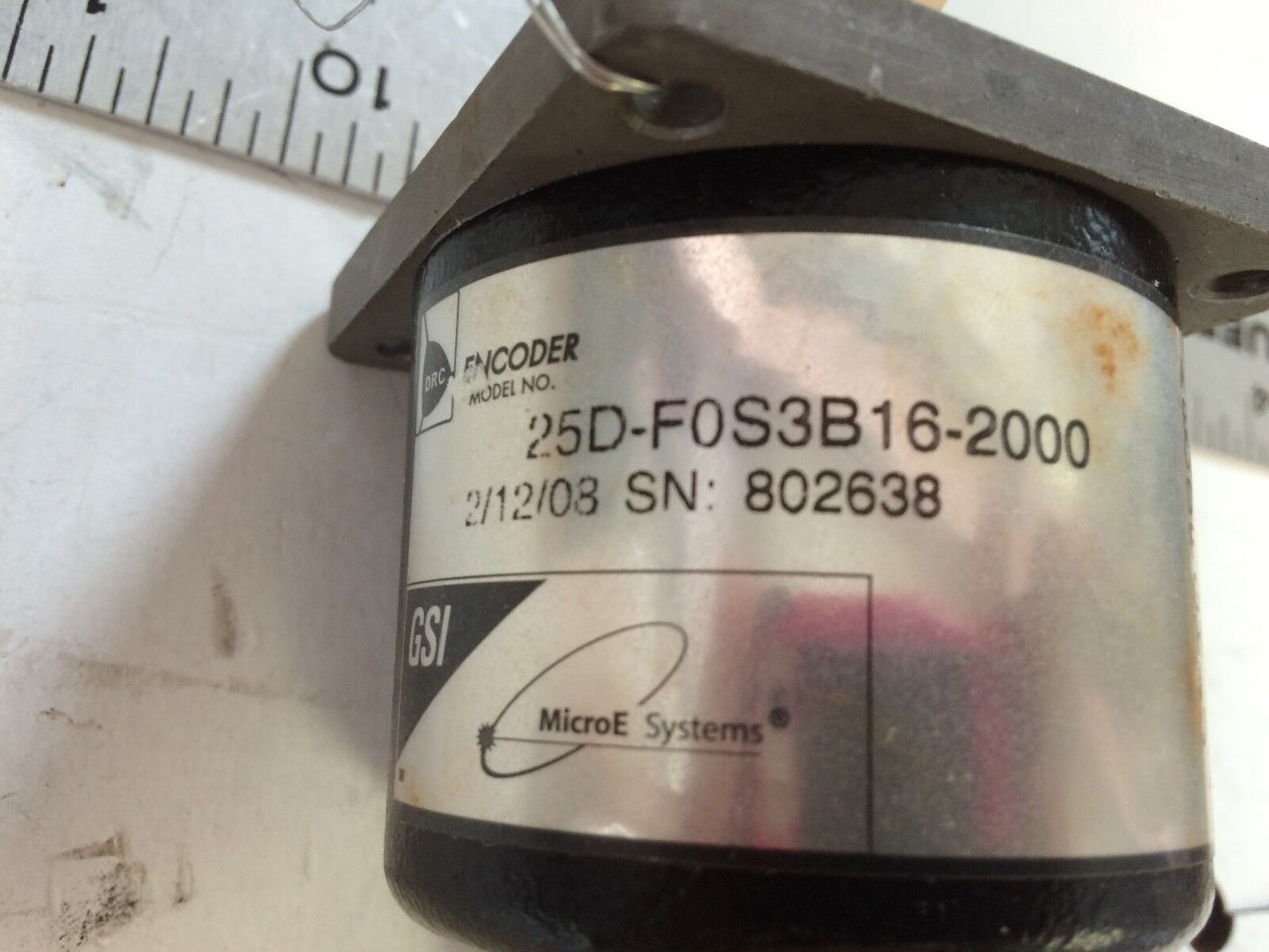 Gsi 25D-F0s3b16-2000 Encoder ,Cx