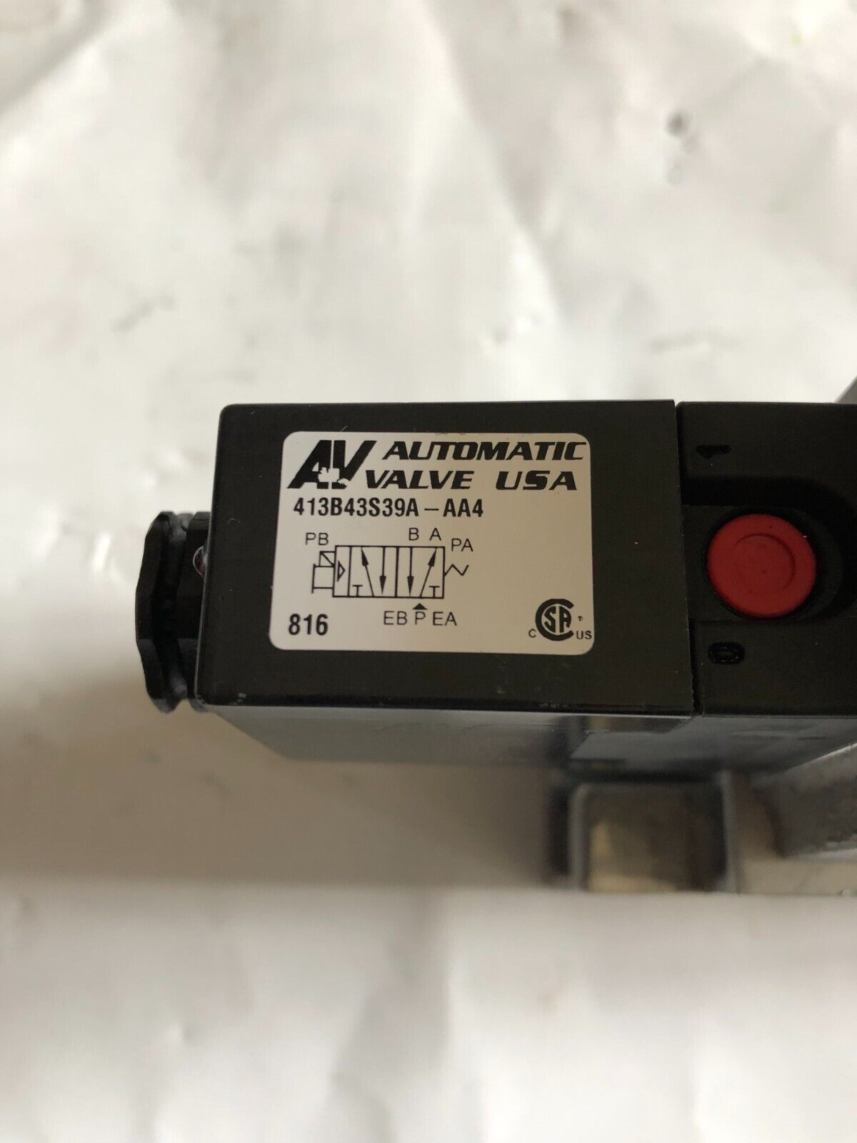 New Automatic 413B43s39a-Aa4 Pneumatic Solenoid Valve A7201-Aa Coil 7201-9Aa,Bt