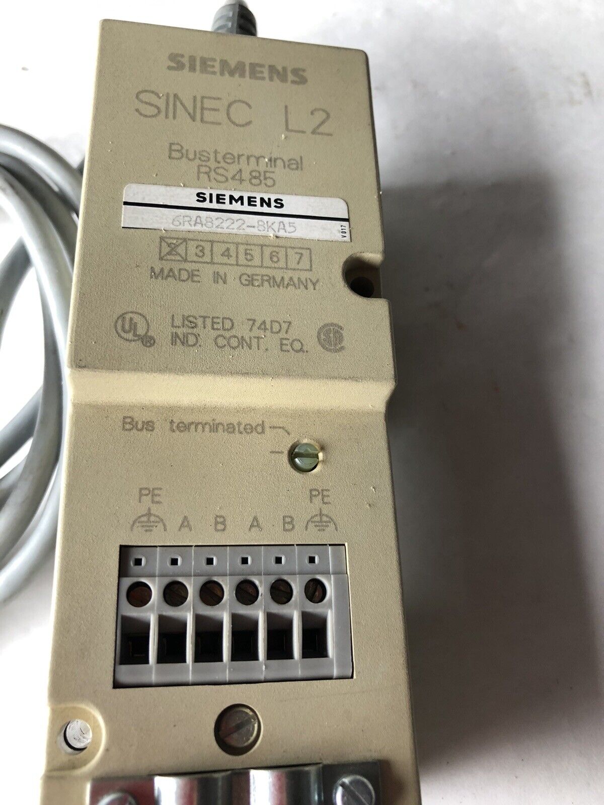 New 6Ra8-222-8Ka5 Siemens Sinec L2 Busterminal Rs485,6Ra8222-8Ka5,Eb