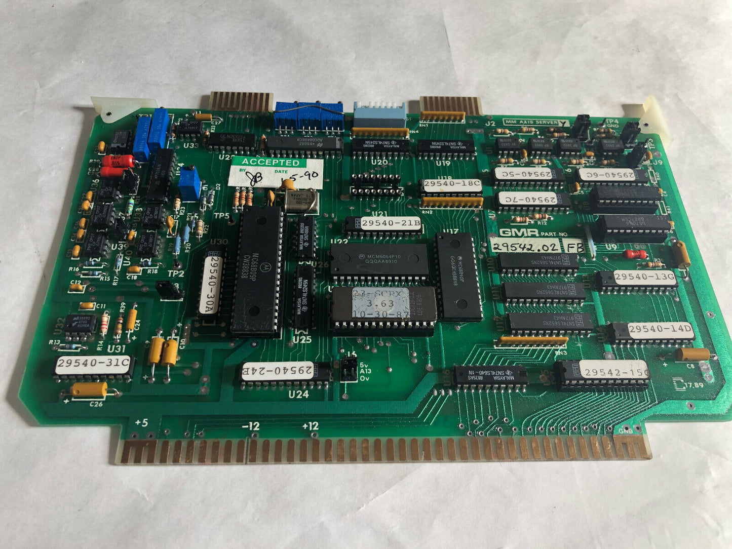 Gmr 29543.02 Fd,29540 D,29542.02 Fb,29541.02 Fb,16200,29540 D,Mm Axis Server,Hh