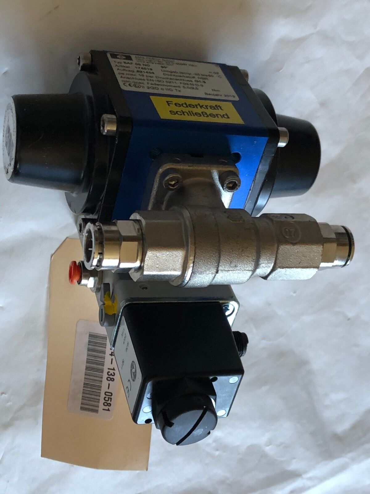 New Amg-Pesch Saf05nc Ball Valve,Amg-Pesch Saf 05 Nc 90,Bielomatik 2W-Kugel,Az