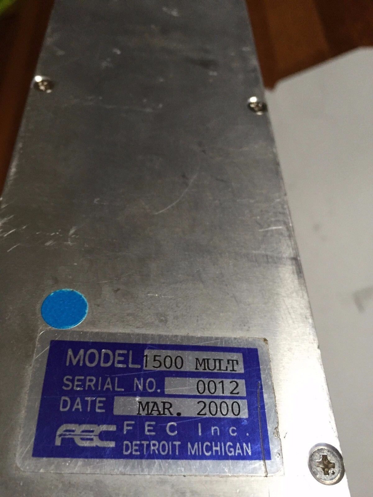 Fec Afc1500mult,Fec 1500 Multi, Axis Controller Ac100/220,Cu
