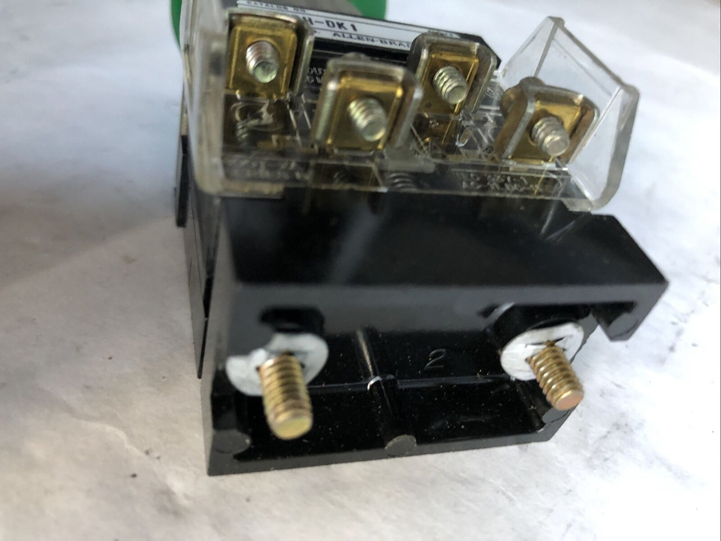 A-B 800H-Dk1 B Allen Bradley Green Switch,Pushbutton 600V Ac Max 10 Amp,Fe