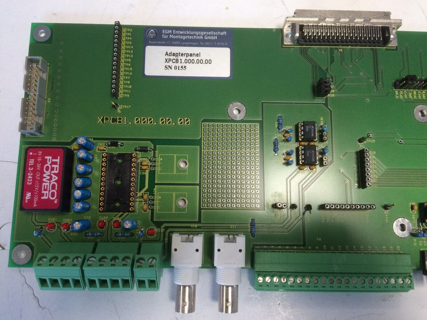 New Egm Xpcb1.000.00.00 Adapterpanel Pc Board Pcb Board,Bp