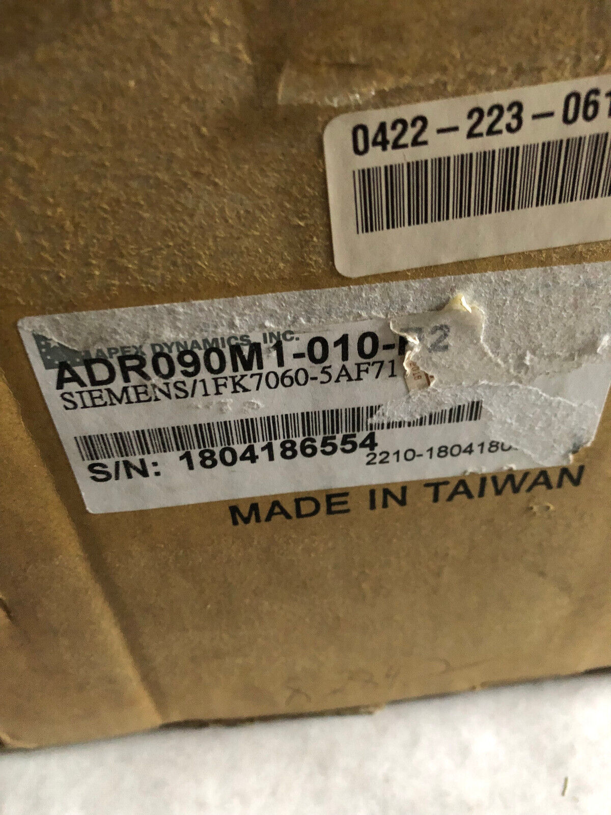 Apex Adr090-P2 010:1, Adr090-010-P1 Planetary Gearbox 4 Siemens 1Fk7060-5Af71,Ak