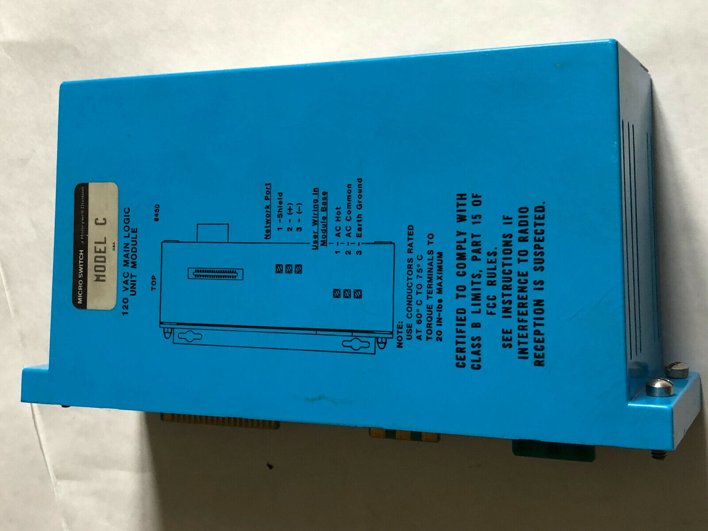 Micro Switch C,Sid 2000 Analog Output Module 102-132Vac 10Va,Sid-Cpu-120,Cl