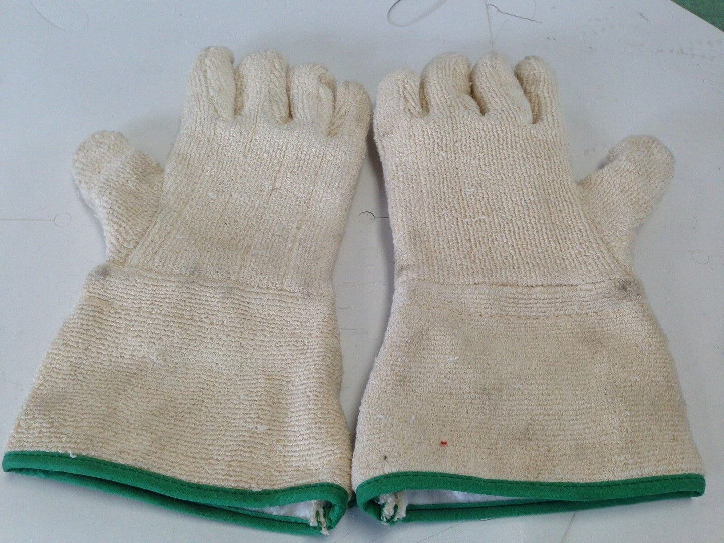 Lot 28 Pair Um-0382-0392-Gr 100% Cotton Terrycloth Lined Heavy Duty Gloves,Di