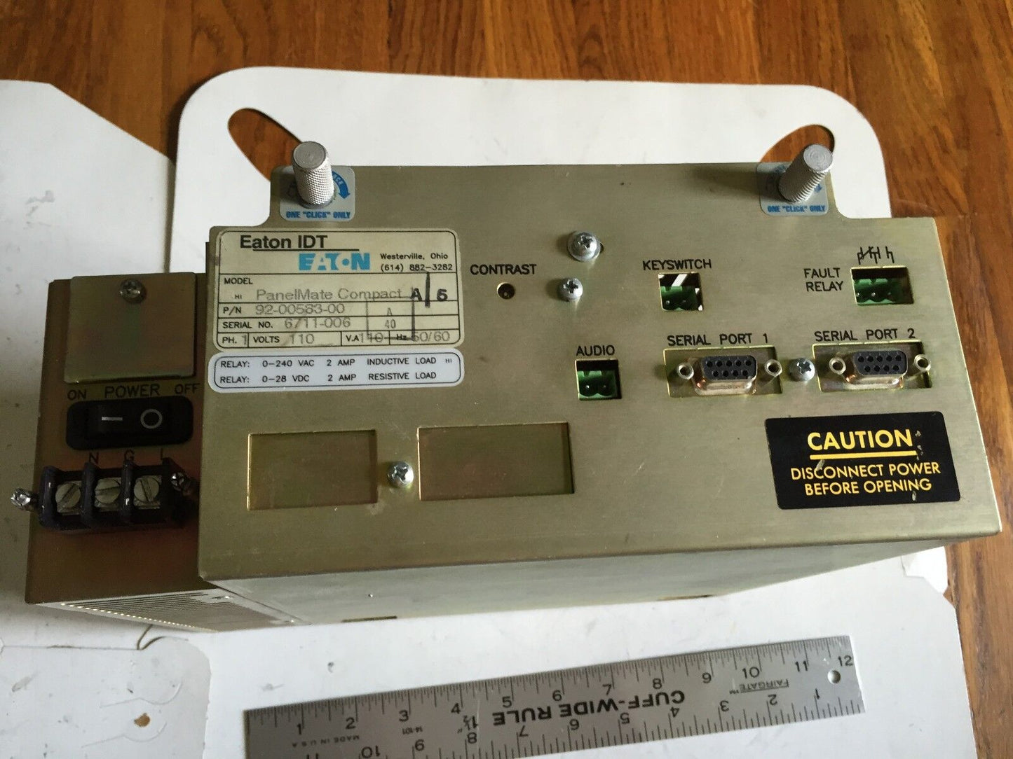 Eaton 92-00583-00 Panelmate Compact Operator Interface Pm Compact Crt,Ba