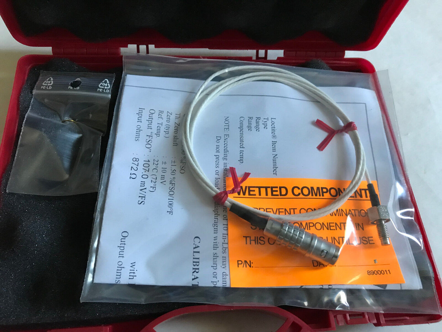 New Henkel Loctite 98691 918091 Transducer,500 Psi Henkel 98692 918096 Sensor,Ax