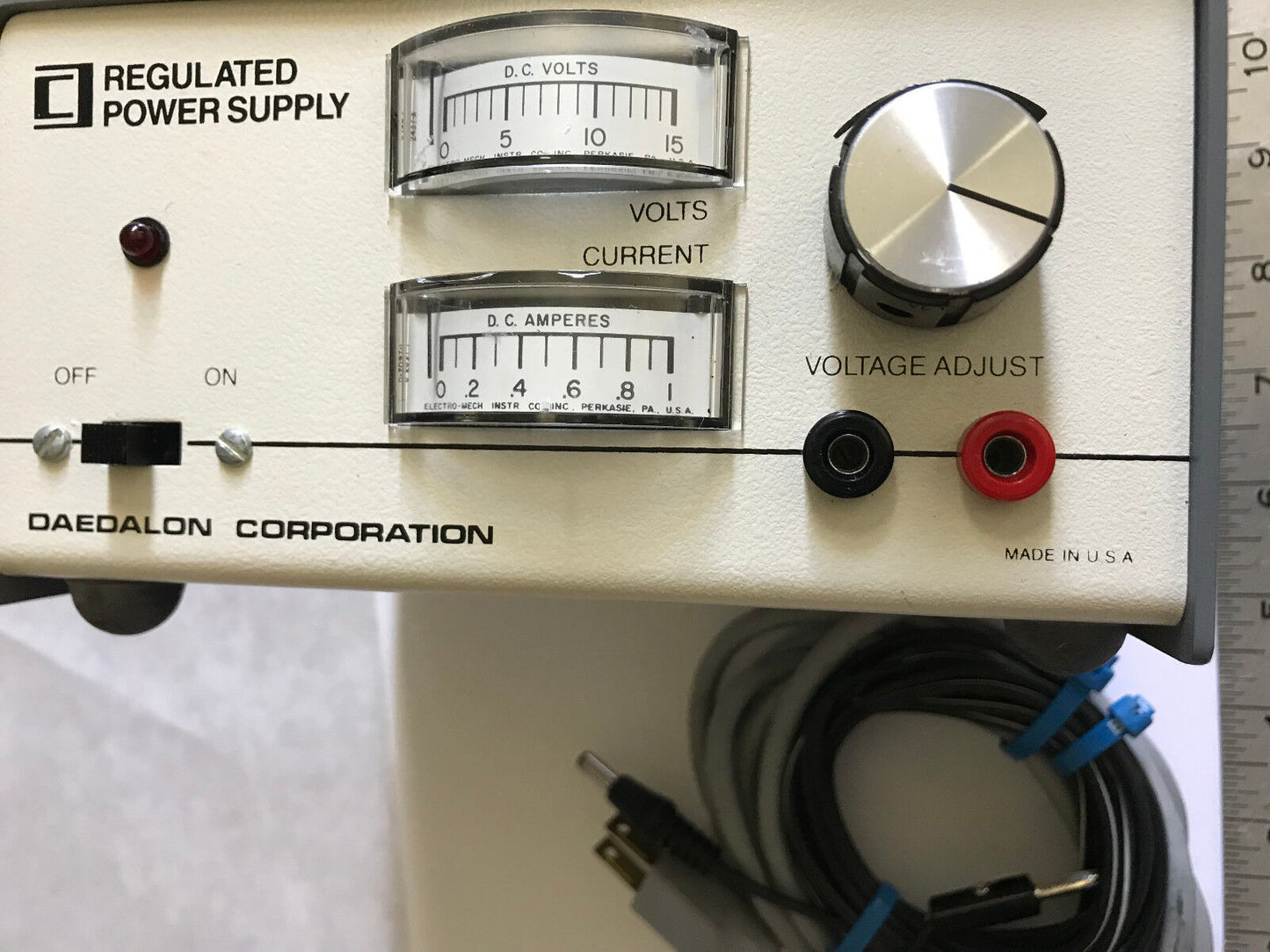 Daedalon Corporation Ev-09 Regulated Power Supply 0-15V Dc ,Ep