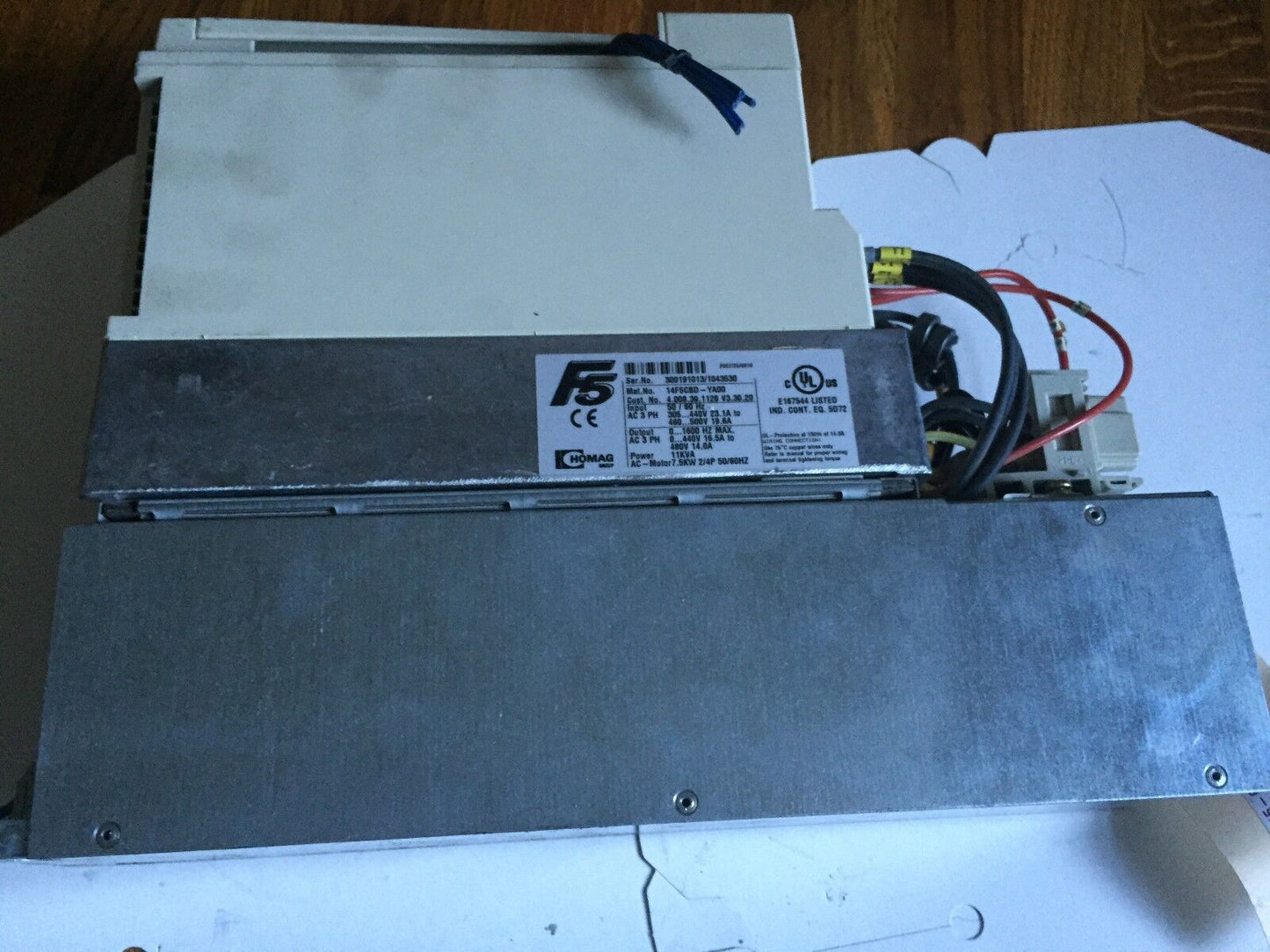 Homag 14F5cbd-Ya00 Combivert,11Kva, Keb 14.E5 T60-A071 Inverter,3Ph,Ea