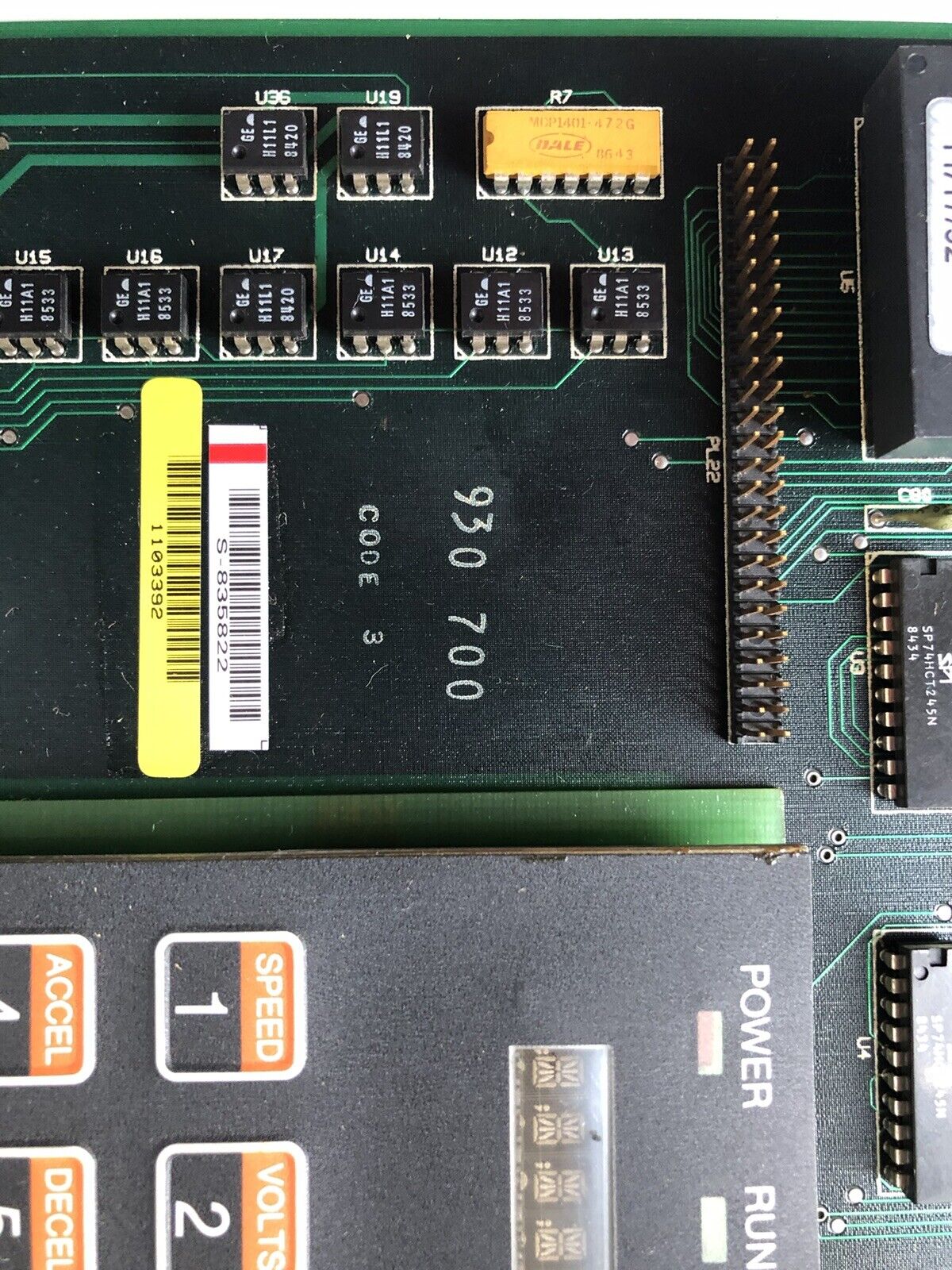 Vee Arc 404-098-A Pc Control Board W/ Keypad 930 700 010887,Vee Arc 404-098, Dh