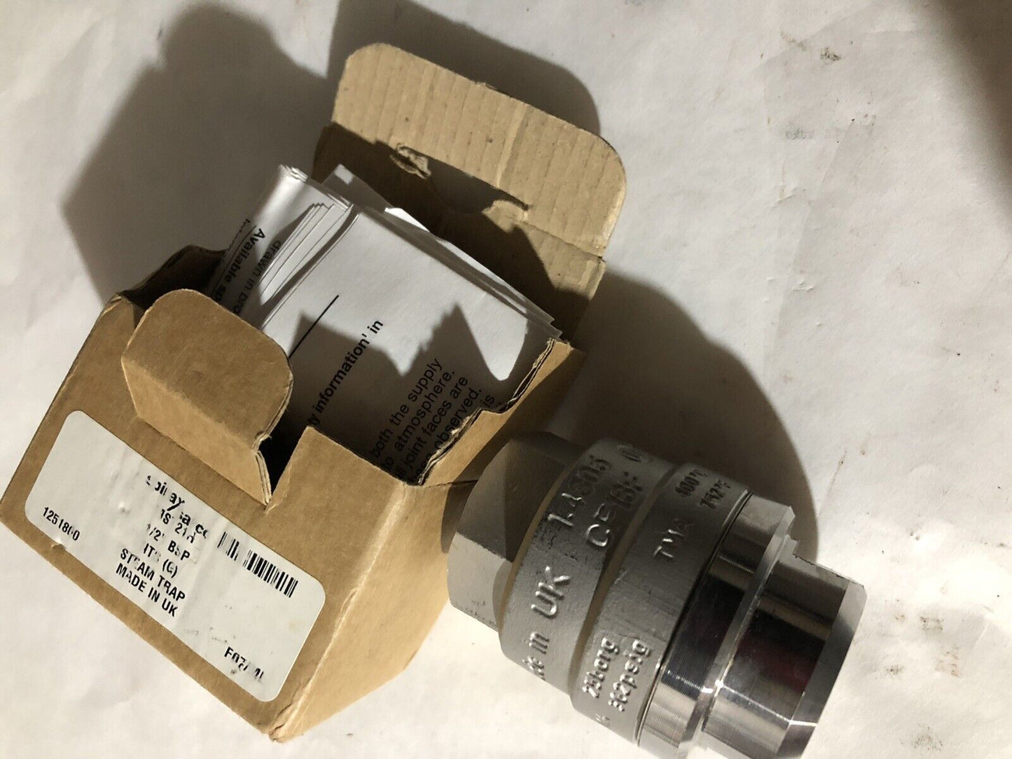 Spirax Sarco 1/2 Mst21,Mst21h,1/2" Balanced Thermostatic Steam Trap,Ae,Bt,Ef,Bn