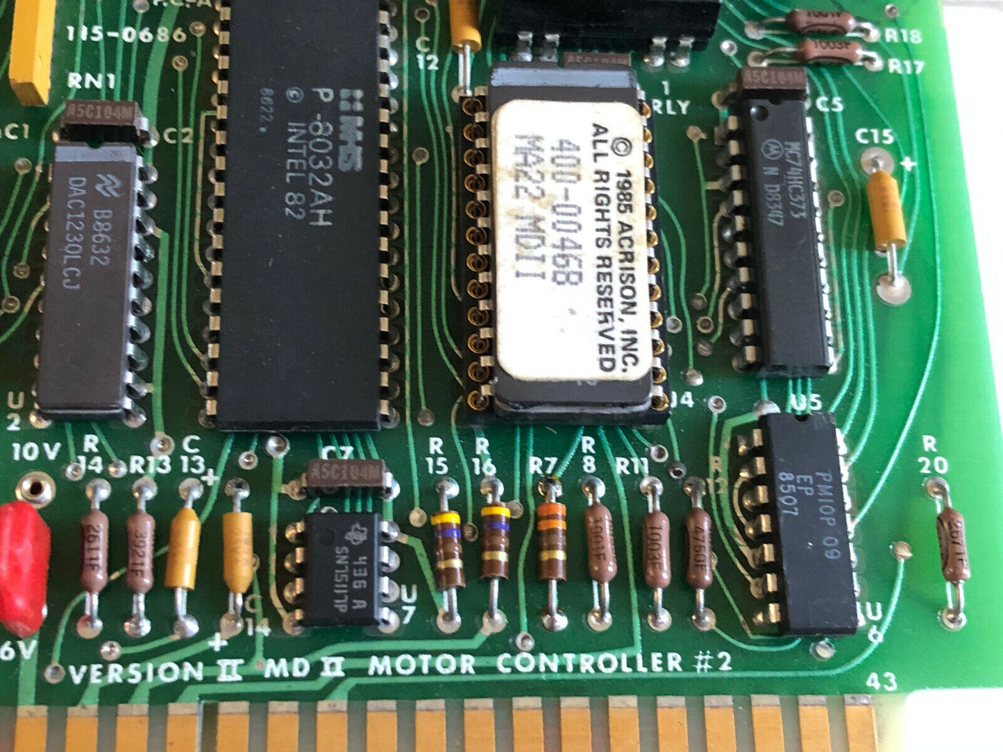 Acrison Version Ii Md Ii Plc Control Board Md-2-223 V2 Motor Controller #2,Ar
