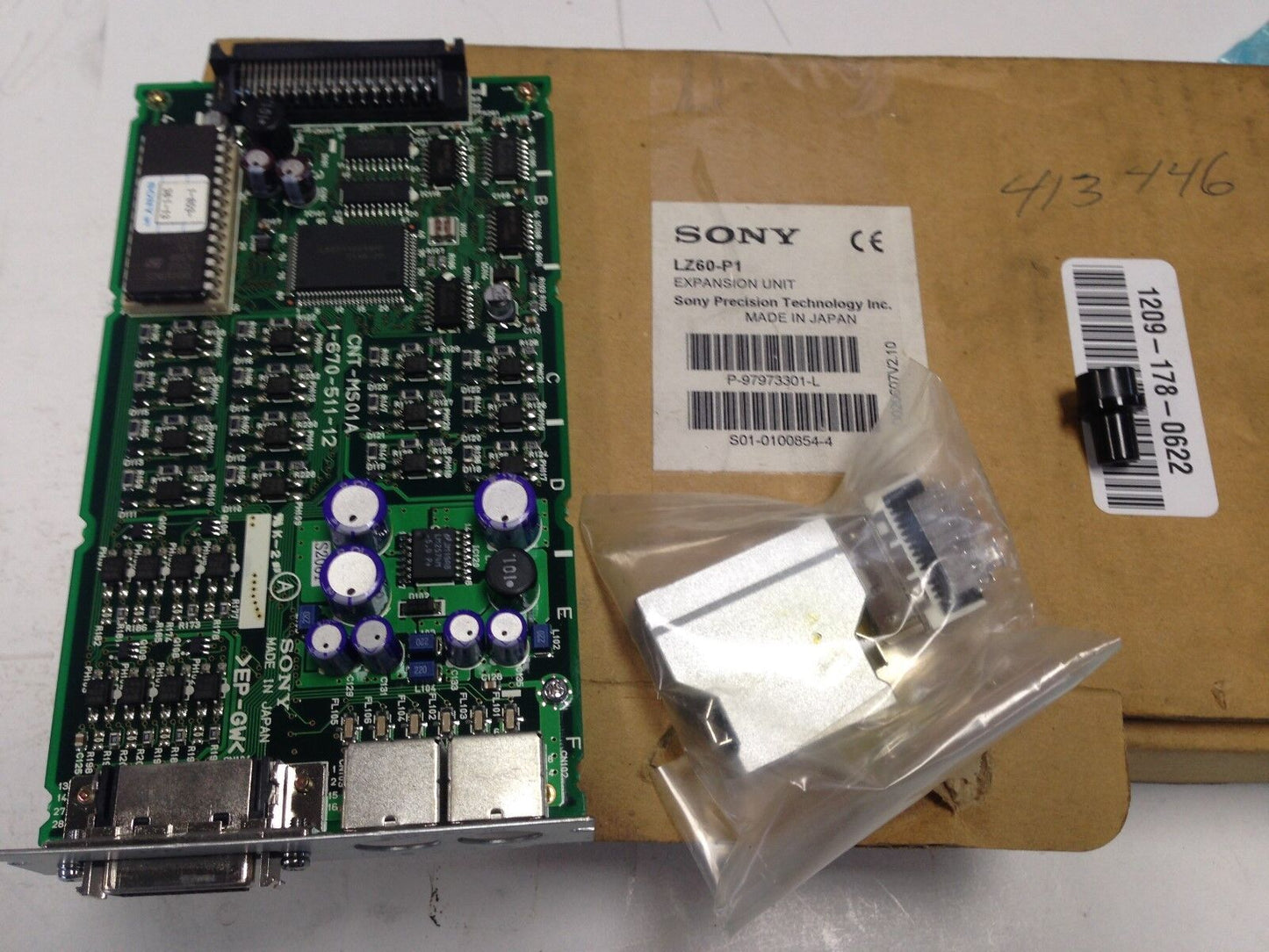 New Sony Lz60-P1 Expansion Unit, Ep-Gw Pcb Card,Cnt-Ms01a 1-670-511-12 Board,Dh