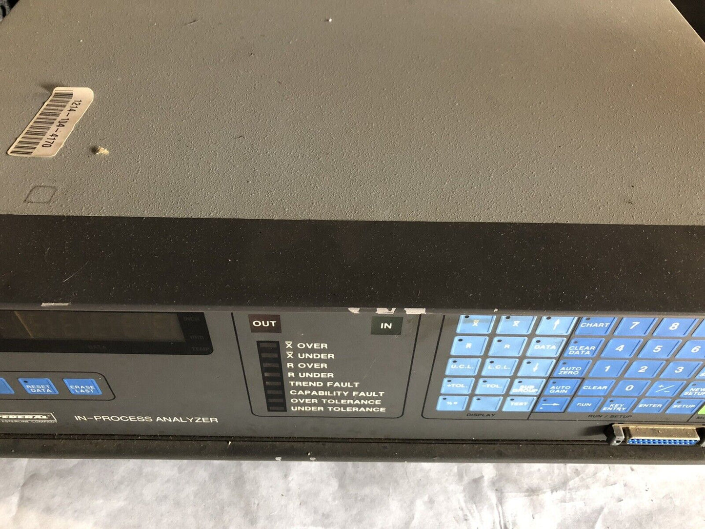 Federal Emd 732B-10, Emd 7328-10 Federal In-Process Analyzer, 115 Vac,Be
