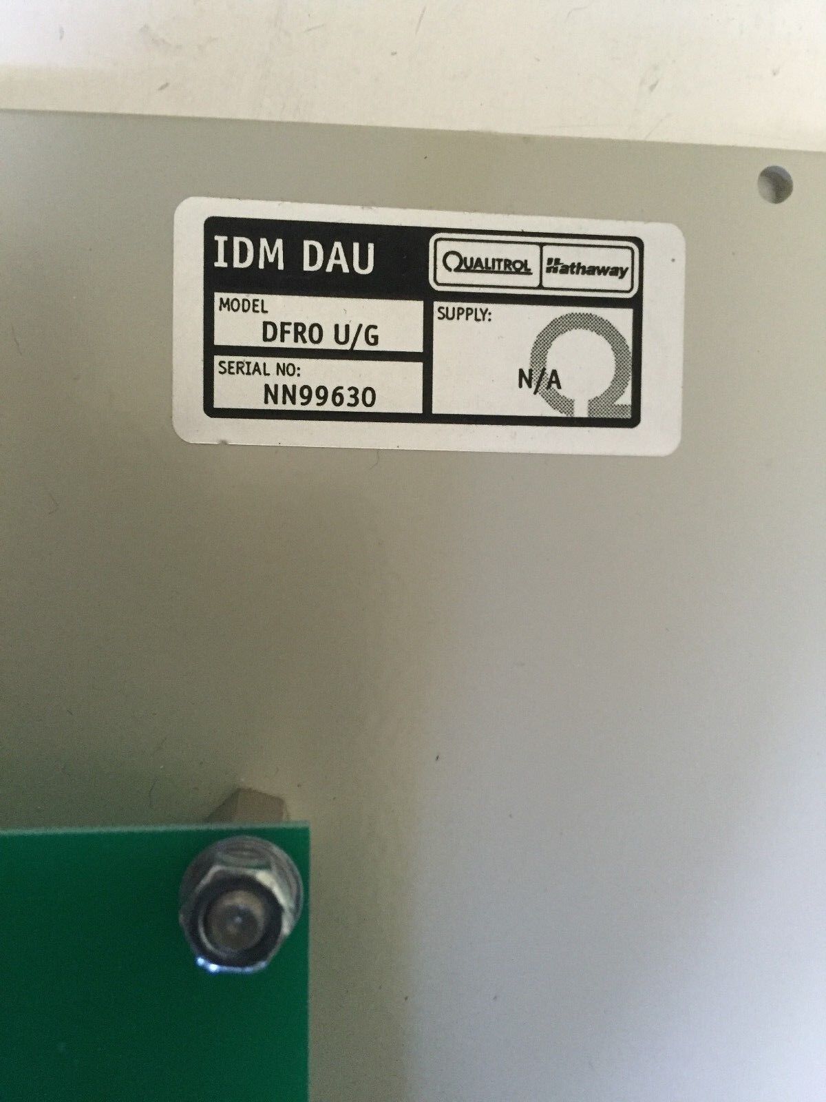 New Qualitrol Hathaway Idm,Rs232,Dfr0 Ug Idm Dau,Dfro U/G,Idmt2idmdaudfrou,Ea