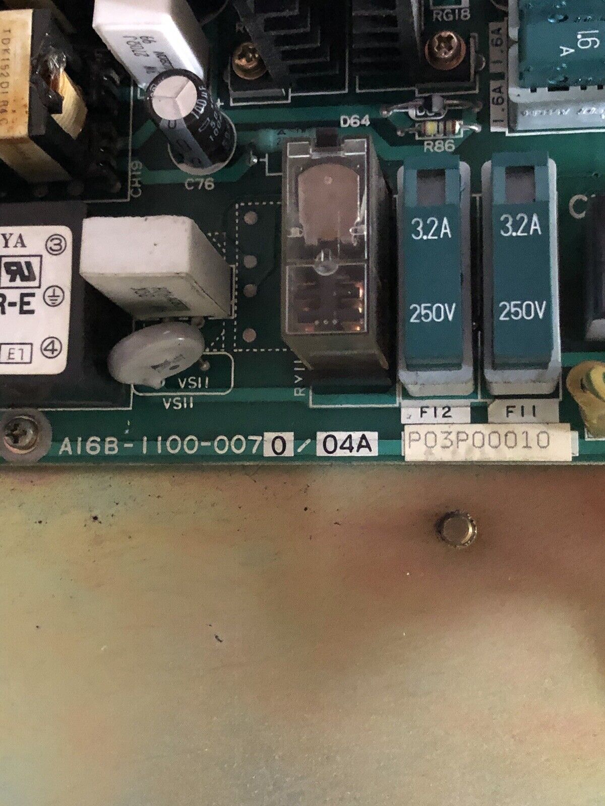 Fanuc A16b-1100-0070 /04A Edm Elox Power Supply Circuit Board,Di