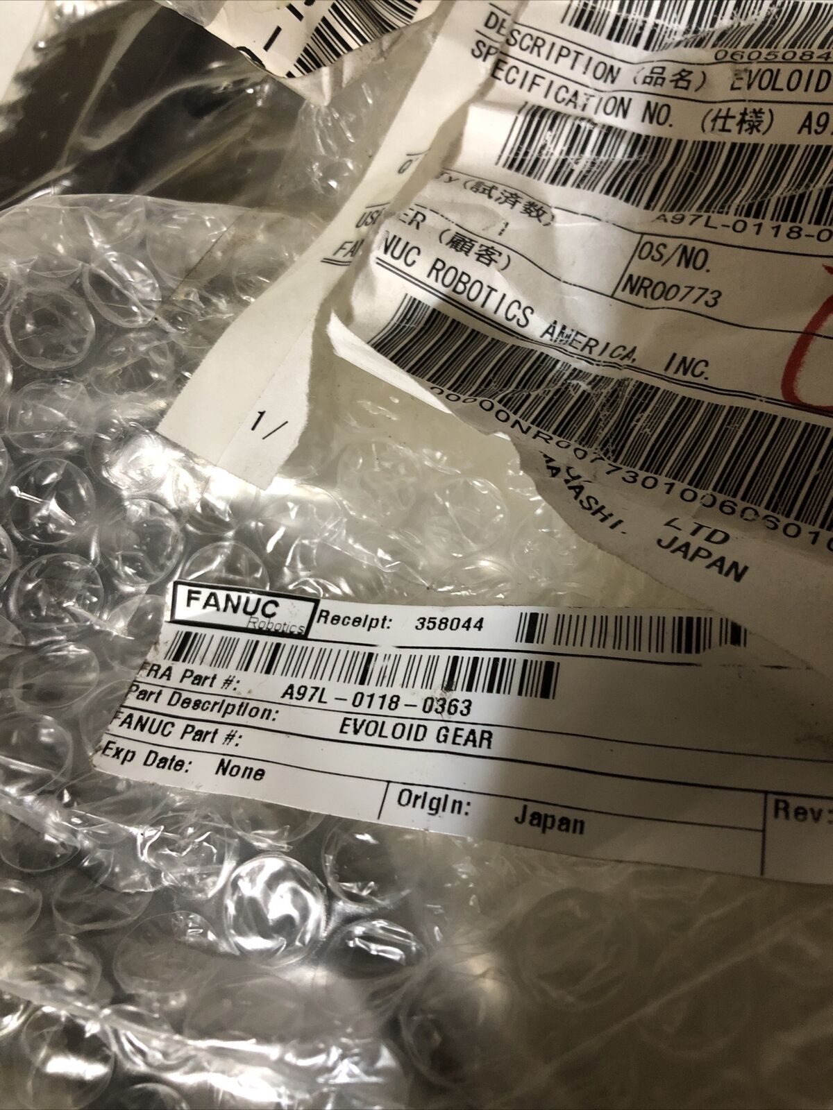 New Fanuc A97l-0118-0363 Robot Evoloid Gear Roller Part,Bp