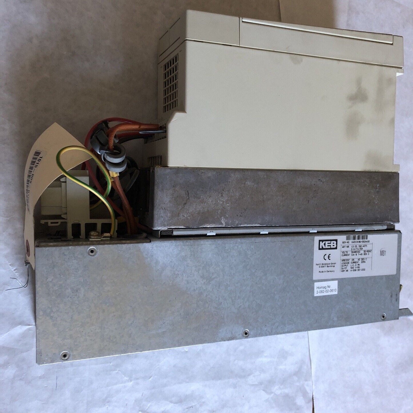 Keb 13.F5.Cbd-Ya00,8.3Kva,13.F5.Cbd-Yaoo Combiver Drive,3Ph,305-500V,Ea