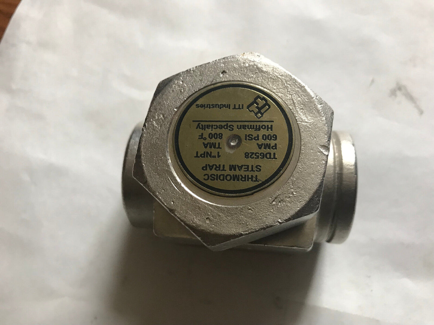 Itt Td6528,Hoffman Td6528 Specialty 1 Npt Thermodisc Steam Trap,Pma 600Psi,Bt