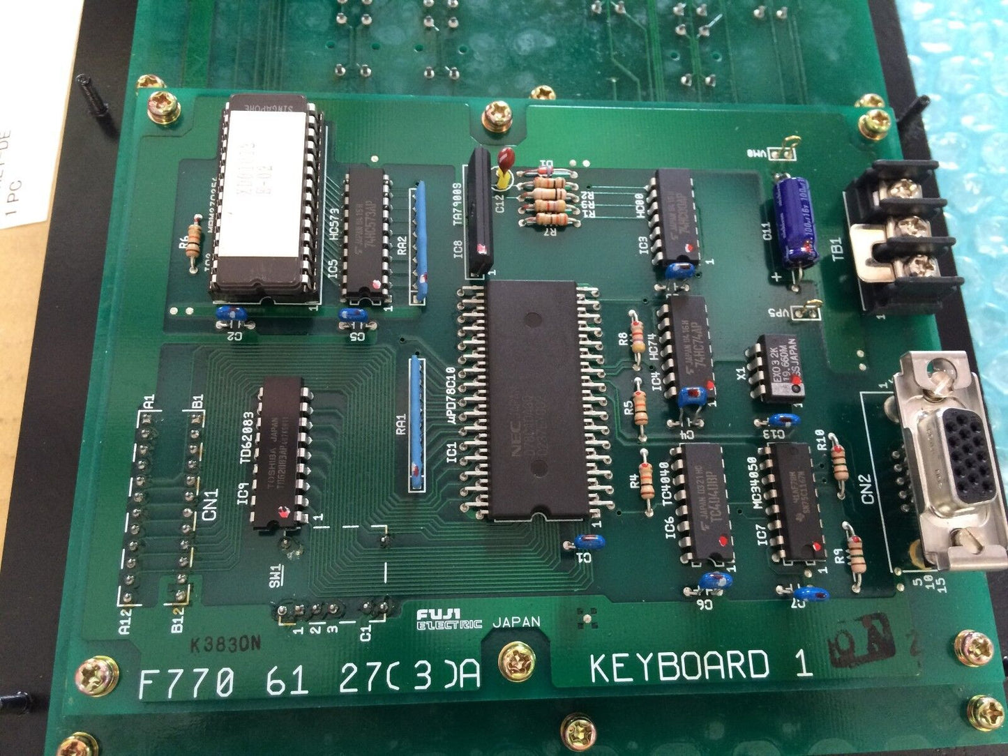 Fuji Vt-Key-De,Vt-1000D,F770 6127(3)A Operator 07120439000 Keyboard,589539000,Cw