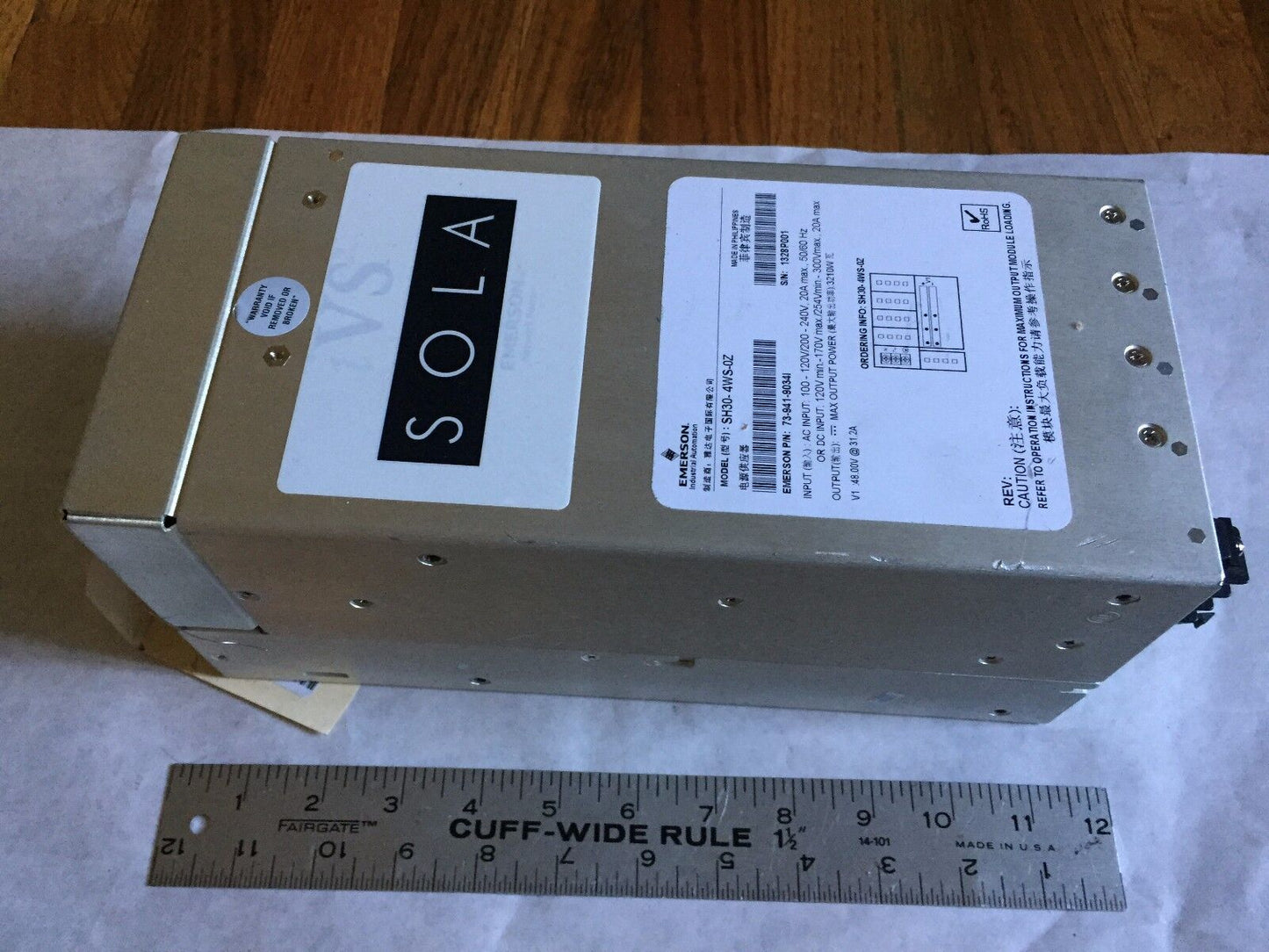 Emerson Sh30-4Ws-0Z,Sola Sh30-4Ws-0Z Power Supply,73-941-90341,73-941-90341,Br