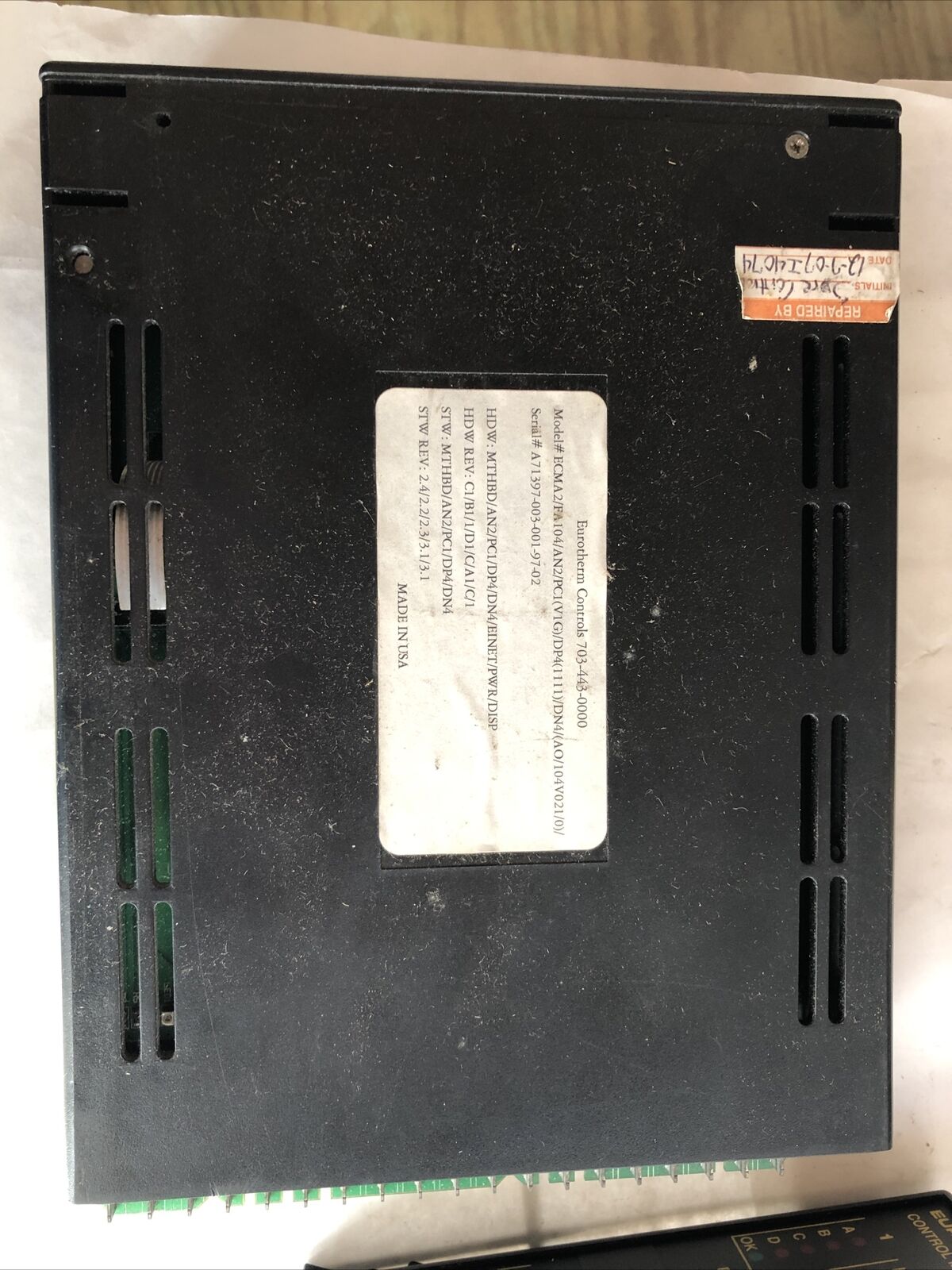 Eurotherm Control Master Ecma2/Fa104/An2/Pc1(V1g)/Dp4(Ao/104V021/0),Ecma2,Fb