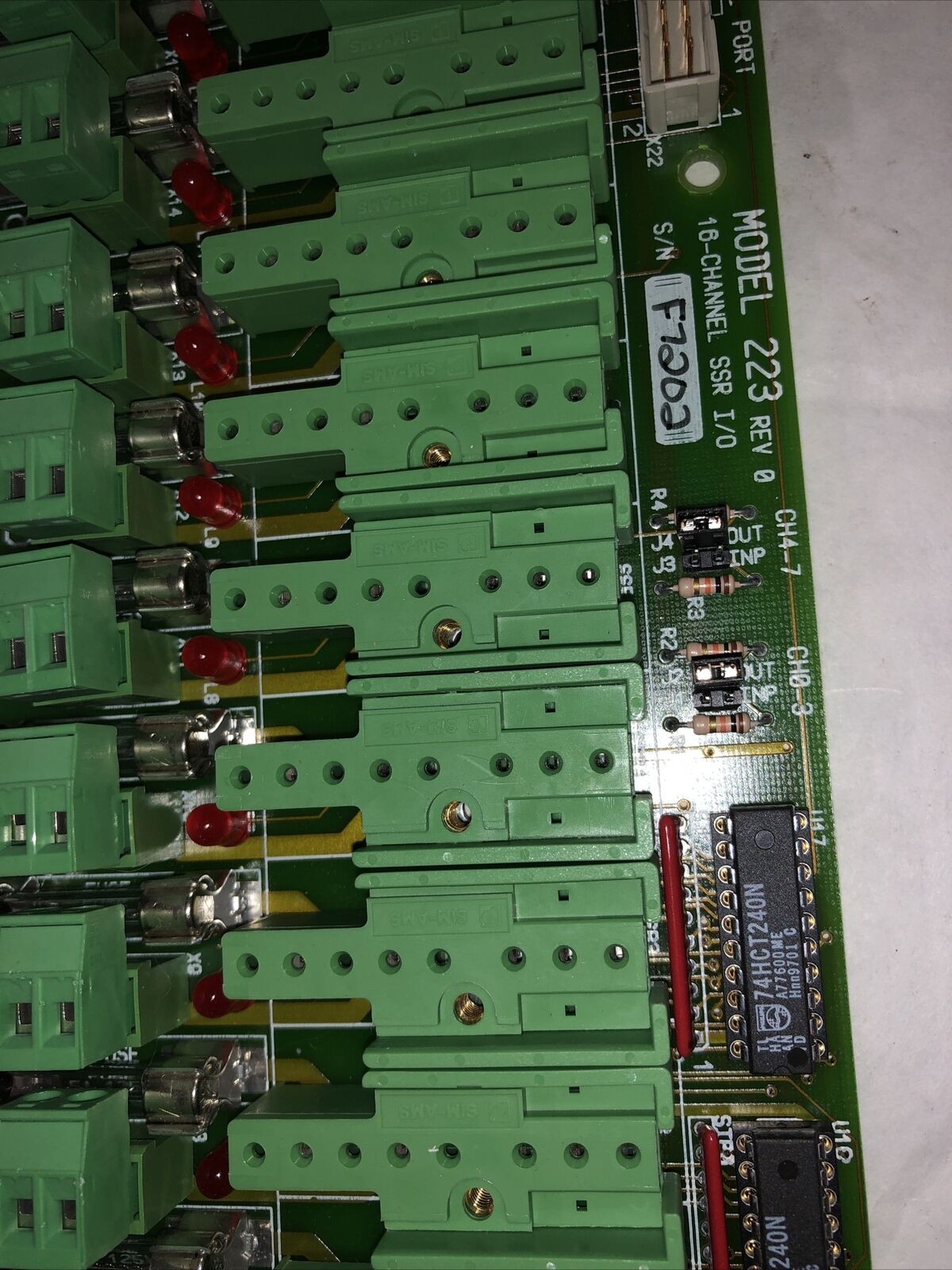 Sciemetric Multiplexer Analog Interface 223 Rev0 16 Channel Ssr Module,Fg